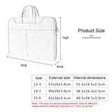 NNEDSZ Waterproof Portable One-shoulder Handbag for 13.3 Laptops with Strap & Magic Stick - Pink