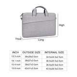 NNEDSZ Portable Laptop Tablet Bag - 15.4 Inch Double Side Pockets Soft Handle Oxford Cloth - Pink