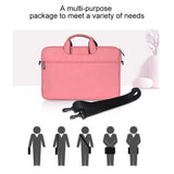 NNEDSZ Hidden Portable One-shoulder Handbag for 14.1 Laptops - Waterproof Oxford Cloth - Pink