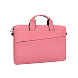 NNEDSZ Portable Laptop Tablet Bag - 15.6 Inch Double Side Pockets Soft Handle Oxford Cloth - Deep Space Gray - Pink
