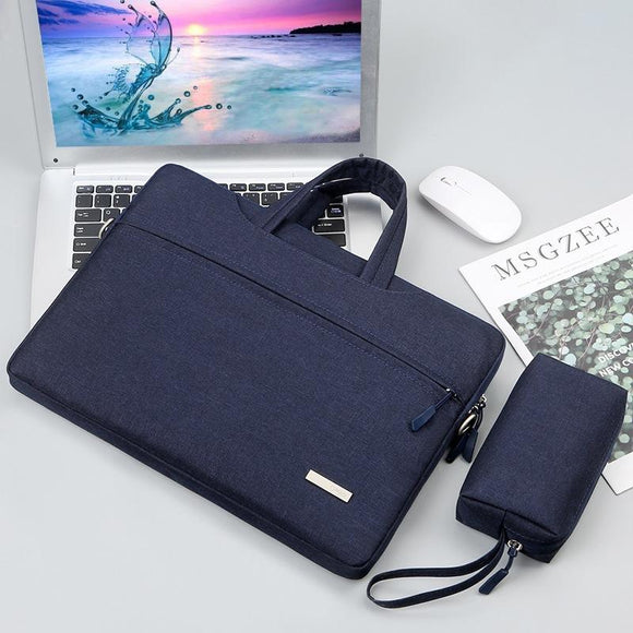 NNEDSZ 15.6 Inch Inner Bag with Power for Handbag and Laptop - Dark Blue