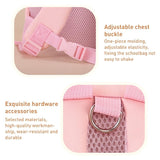 NNEDSZ Kids' Anti-lost School Bag - Secure & Stylish - Pink Cat Medium