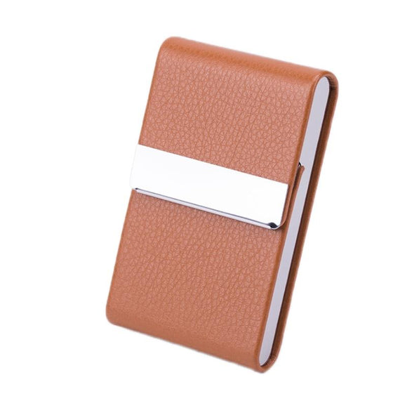 NNEDSZ Business Card Case For Advertising Fits Most Cards - Apricot