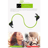 NNEDSZ Wireless Bluetooth In-Ear Headset With Magnetic Switch & Indicator Light - Green