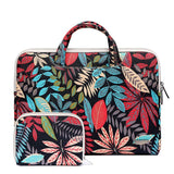 NNEDSZ 13.3 Inch Simple Business Laptop Bag With Liner - Ls-116 - Snowflake Nylon Light Red