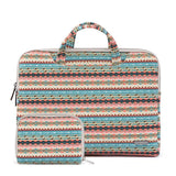 NNEDSZ 13.3 Inch Simple Business Laptop Bag With Liner - Ls-116 - Snowflake Nylon Light Red