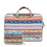 NNEDSZ 13.3 Inch Simple Business Laptop Bag With Liner - Ls-116 - Snowflake Nylon Light Red