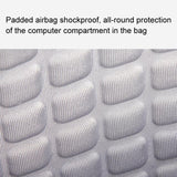 NNEDSZ Anti-drop Crossbody Laptop Bag - 16 Inch Airbag Design - Turmeric White