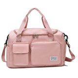 NNEDSZ Waterproof Gym Bag for Travel - Size l - Light Pink