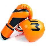 NNEDSZ Professional Boxing Gloves For Adult Training - 10Oz Muay Thai Fighting - Fluorescent Orange