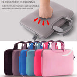 NNEDSZ Portable Air Permeable Handheld Sleeve For Macbook Air / Pro And Laptops - 38X27.5X3.5Cm 15.4 Inch - Green