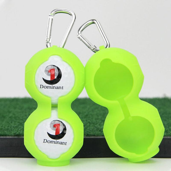 NNEDSZ 2-pack Golf Silicone Double-ball Protection Sleeves - Green