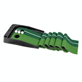 NNEDSZ 2.5m Golf Mini Putting Mat with Push Rod Trainer - Fairway Green
