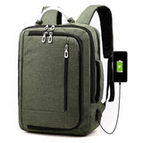 NNEDSZ Multifunctional Oxford Laptop Backpack - Cxs-620 - Army Green