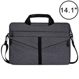 NNEDSZ Stylish Zipper Laptop Bag with Shoulder Strap - Durable & Breathable - Dark Gray