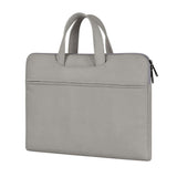 NNEDSZ Waterproof Portable One-Shoulder Handbag For 13.3 Laptops With Hidden Zipper And Suitcase Belt - Dark Gray