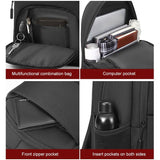 NNEDSZ Multifunctional Oxford Laptop Backpack - Cxs-615 - Dark Gray