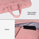 NNEDSZ Waterproof Portable One-shoulder Handbag for 13.3 Laptops with Strap & Magic Stick - Dark Gray
