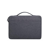 NNEDSZ Waterproof Oxford Laptop Handbag With Trolley Strap - Dark Gray