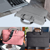 NNEDSZ Hidden Portable One-shoulder Handbag for 14.1 Laptops - Waterproof Oxford Cloth - Dark Gray