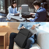NNEDSZ 15.6-inch Waterproof Laptop Backpack - Dark Gray