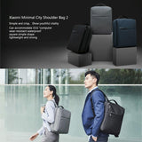 NNEDSZ 15.6-inch Waterproof Laptop Backpack - Dark Gray