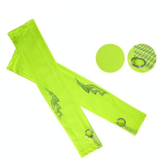 NNEDSZ Breathable Golf Sunscreen Sleeve - Fluorescent Green - Fluorescent Green