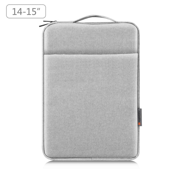 NNEDSZ 14-15 Inch Laptop Sleeve Briefcase With Zipper And Handle - Grey