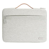 NNEDSZ Waterproof Laptop Sleeve Bag With Zipper - Handheld - Grey