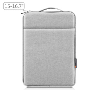NNEDSZ 15-16.7 Inch Laptop Sleeve Briefcase With Zipper And Handle - Grey