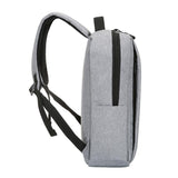NNEDSZ 15.6 Laptop Backpack with Usb Charging - Waterproof Oxford Cloth Large Capacity - Grey