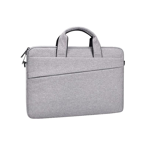 NNEDSZ Portable 13.3 Laptop / Tablet Bag With Dual Pockets And Soft Handle - Grey