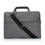 NNEDSZ 13.3 Inch Laptop Bag - Portable one Shoulder Zipper Design for Macbook Samsung Sony Dell Alienware Chuwi Asus Hp - Grey