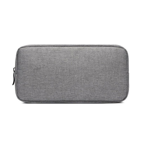 NNEDSZ Versatile Headphone Charger & Data Cable Storage Bag - 23 x 11.5 x 5.5cm - Grey