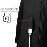 NNEDSZ Multifunctional Fabric Oxford Laptop Backpack - Grey