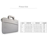 NNEDSZ Portable Laptop Tablet Bag - 15.6 Inch Double Side Pockets Soft Handle Oxford Cloth - Deep Space Gray - Grey