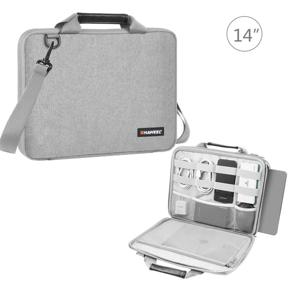 NNEDSZ Convertible Laptop Bag for Macbook Thinkpad Asus Hp - Grey