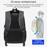 NNEDSZ Multifunctional Oxford Laptop Backpack - Cxs-622 - Grey