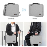NNEDSZ Convertible Laptop Bag for Macbook Thinkpad Asus Hp - Grey