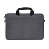 NNEDSZ Stylish Zipper Laptop Bag with Shoulder Strap - Durable & Breathable - Light Grey