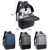 NNEDSZ Multifunctional Oxford Laptop Backpack - Cxs-611 - Light Grey