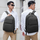 NNEDSZ Multifunctional Oxford Laptop Backpack - Cxs-615 - Light Grey