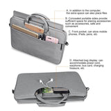 NNEDSZ Hidden Portable One-shoulder Handbag for 14.1 Laptops - Waterproof Oxford Cloth - Light Grey