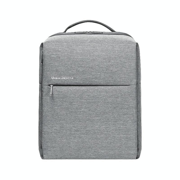 NNEDSZ 15.6-inch Waterproof Laptop Backpack - Light Grey