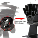Eco-friendly Heat Powered Stove Fan for Wood / Gas / Pellet Stoves - Gold