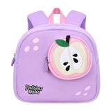 NNEDSZ Kids' Anti-lost School Bag - Secure & Stylish - Royal Blue Apple Medium