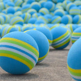 NNEDSZ 10-pack Blue Sponge Golf Practice Balls for Indoor