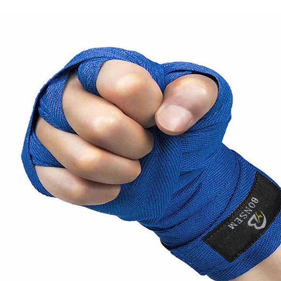 NNEDSZ 2.5M Adult Boxing Bandage For Training - Blue