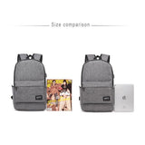 NNEDSZ Multi-function Laptop Backpack with Usb Port - Fits 15.6 Devices - Oxford Cloth - 45x31x16cm - Blue