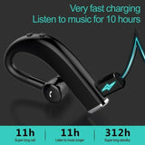 NNEDSZ Wireless Business Sports Bluetooth Earphones - Fast Charging Bluetooth 5.0 - Blue